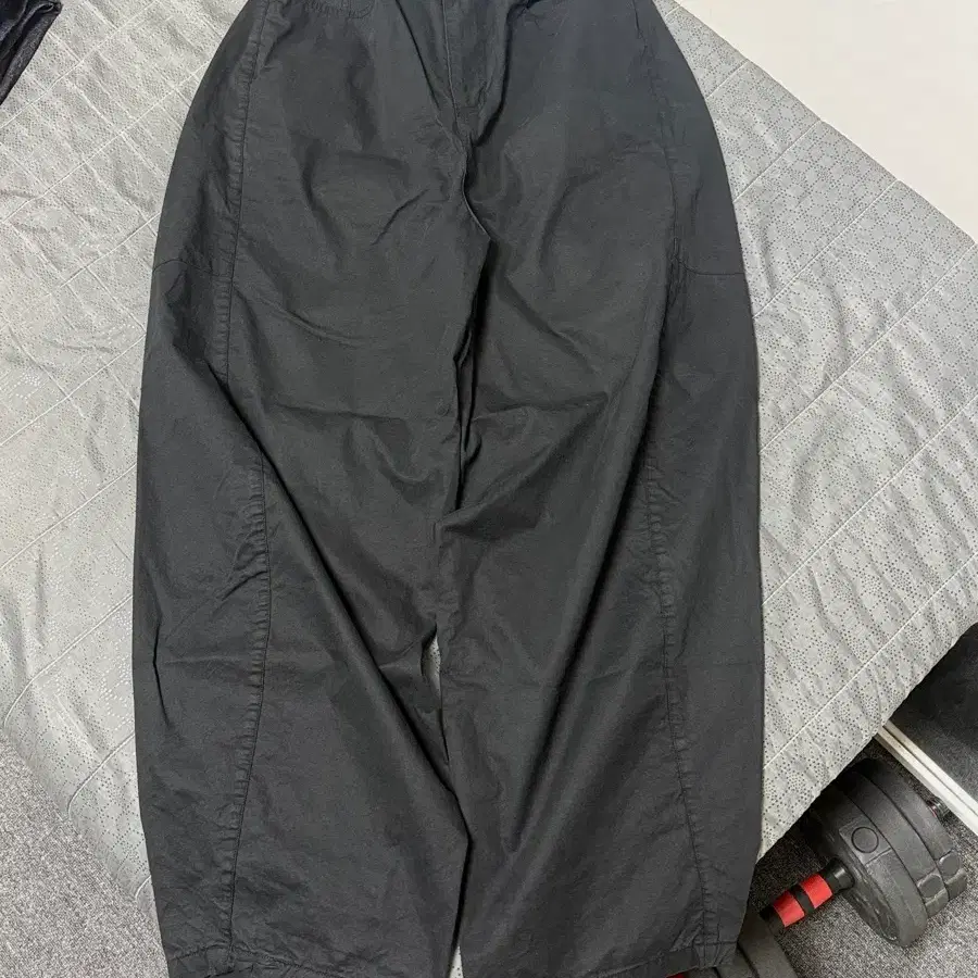 (새상품)코튼 와이드 슬랙스 블랙