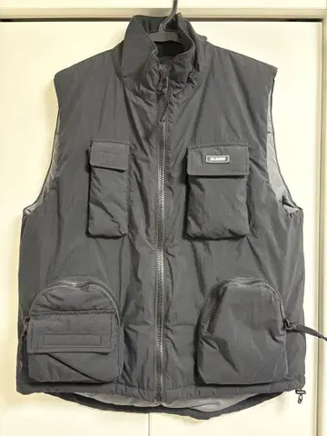 미사용 XLARGE 멀티포켓 베스트 충전솜 베스트 M 블랙