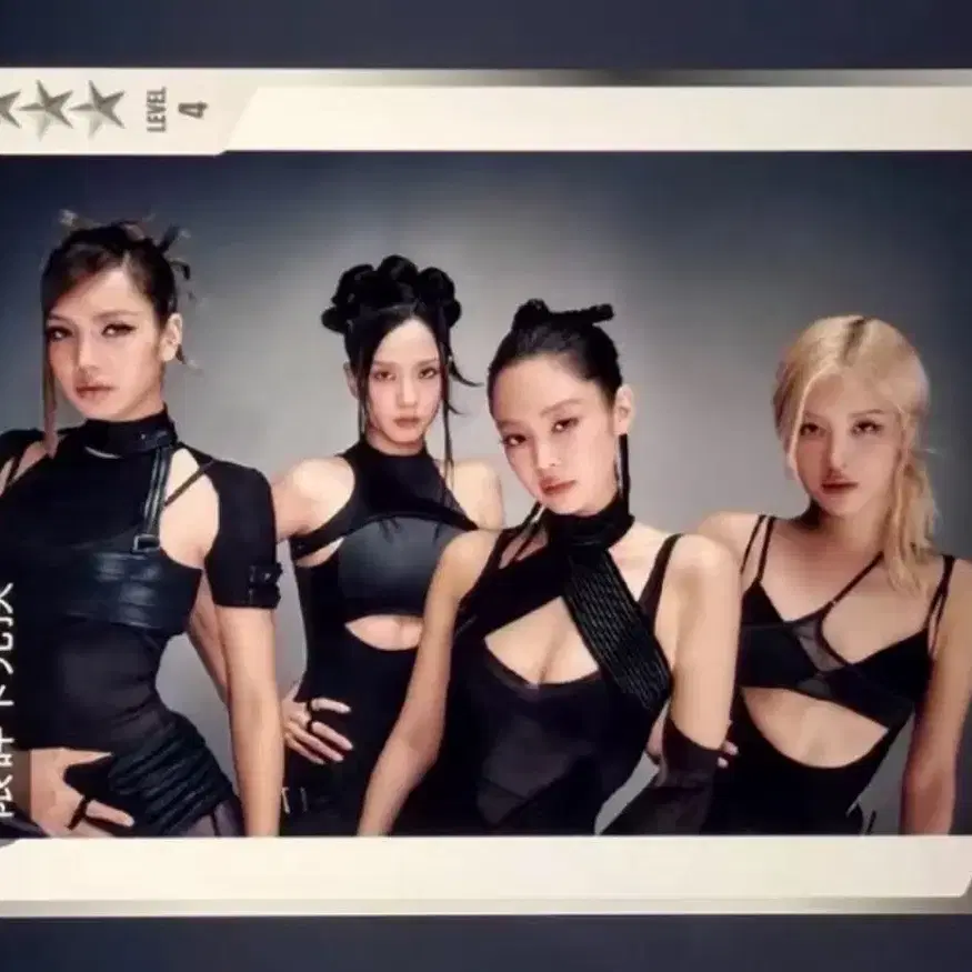 [한정판] BLACKPINK QQ뮤직 이벤트 한정 단체 폴라로이드 카드