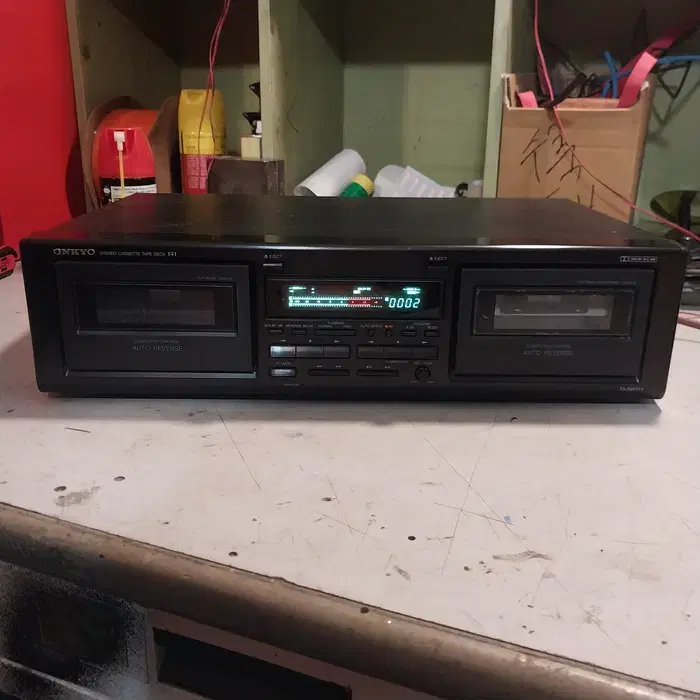 정비완료된 ONKYO TA-RW211 더블 오토리버스 카세트 데크