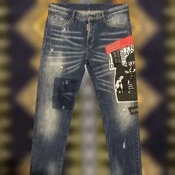 DSQUARED2 가공 데님 34인치
