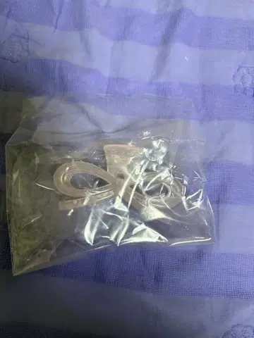 파스텔핑크 리본 집게핀