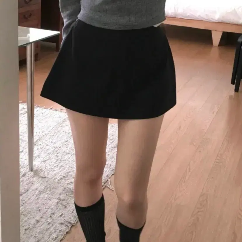 필레 스커트 핏 예쁜 미니 스커트 치마바지