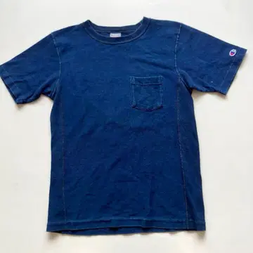 champion reverseweave indigo tee fe