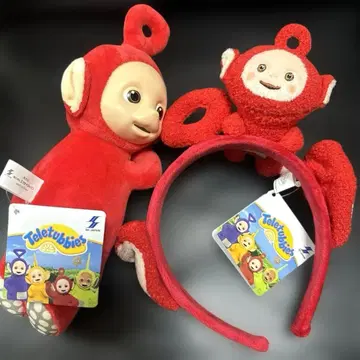 [ 미사용 새상품 ] 텔레토비즈 네소베리 봉제 인형, 머리띠