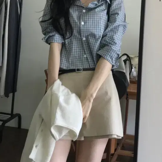 위드블룸 셔츠, 치마바지 세트