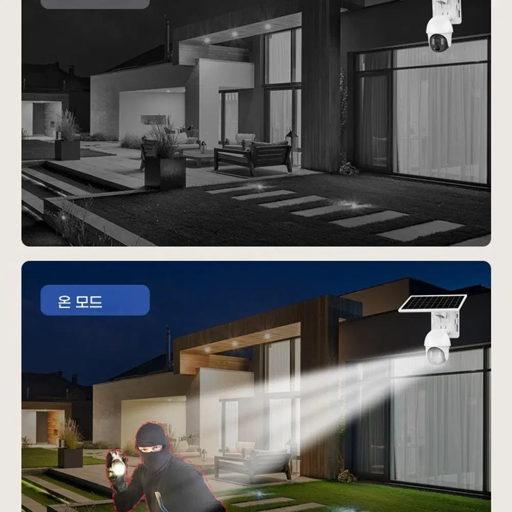 실외 CCTV 스마트 P6 태양열판 PRO WiFi 홈카메라