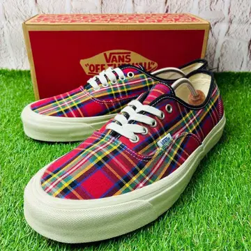 [ 미사용급 ] VANS 오센틱 아나하임 통굽 체크 29.5