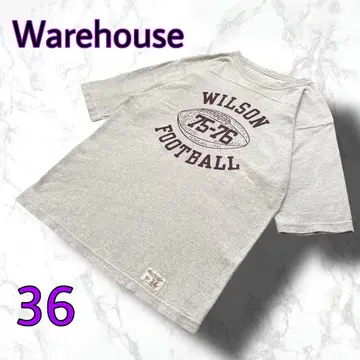 Warehouse 웨어하우스 티셔츠 풋볼셔츠 36 그레이