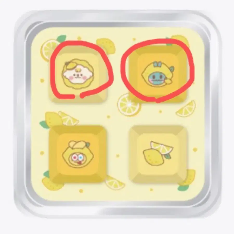 크크루 4구 키캡 터리,용티 분철