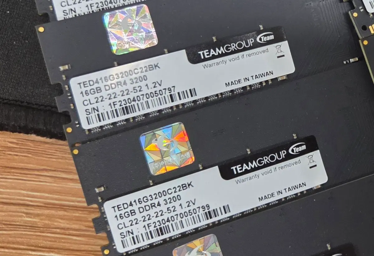 팀그룹 ddr4 16gb 3200 1개