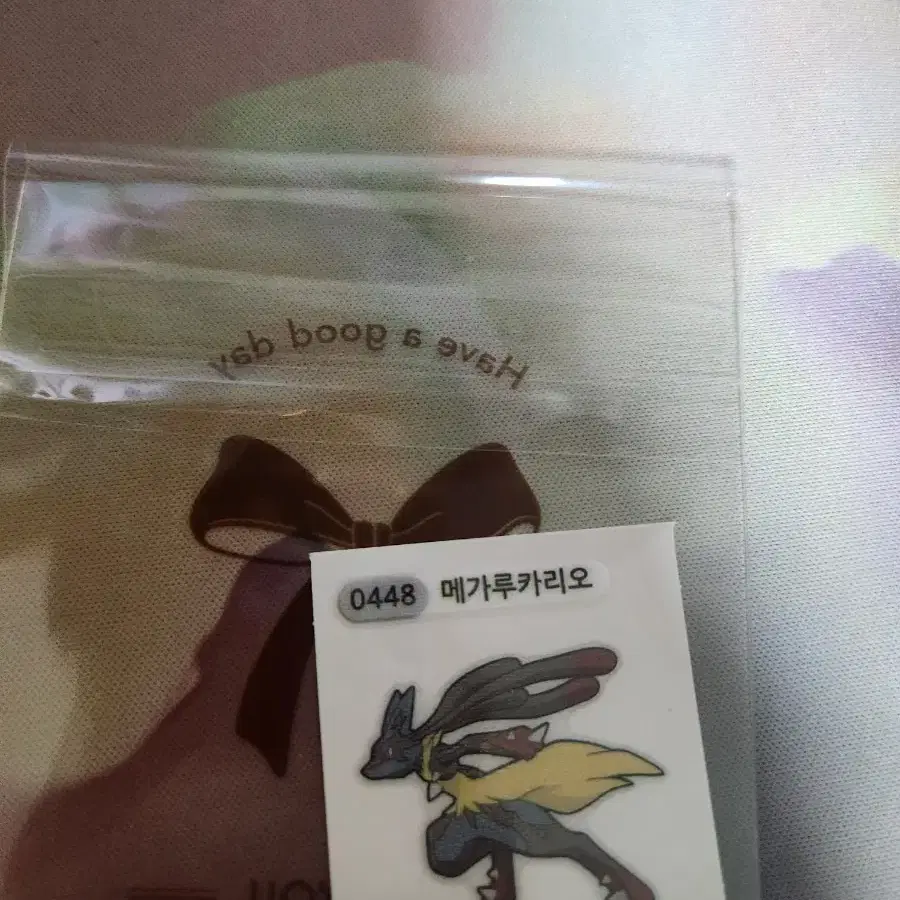포켓몬 띠부씰 448 30주년 메가 루카리오 팝니다