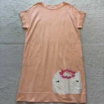 츠모리치사토 쓰리 고양이 프린트 원피스 와코루 룸웨어