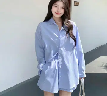 UV컷 래쉬가드 셋업 수륙양용 블루