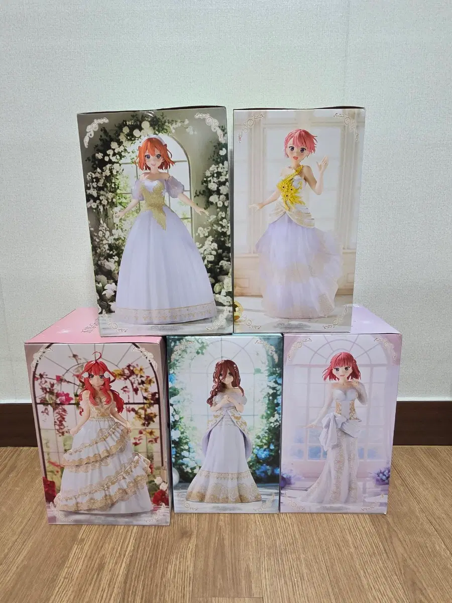 5등분의 신부 원화전 피규어 풀세트