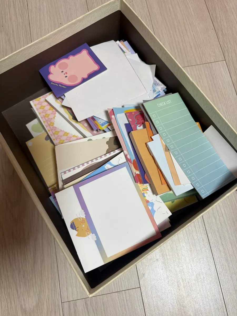 다꾸 스티커 떡메모지 메모지