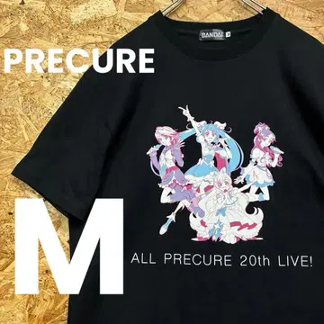 새상품급 프리큐어 20주년 라이브 T셔츠 사이즈M 블랙 무료배송