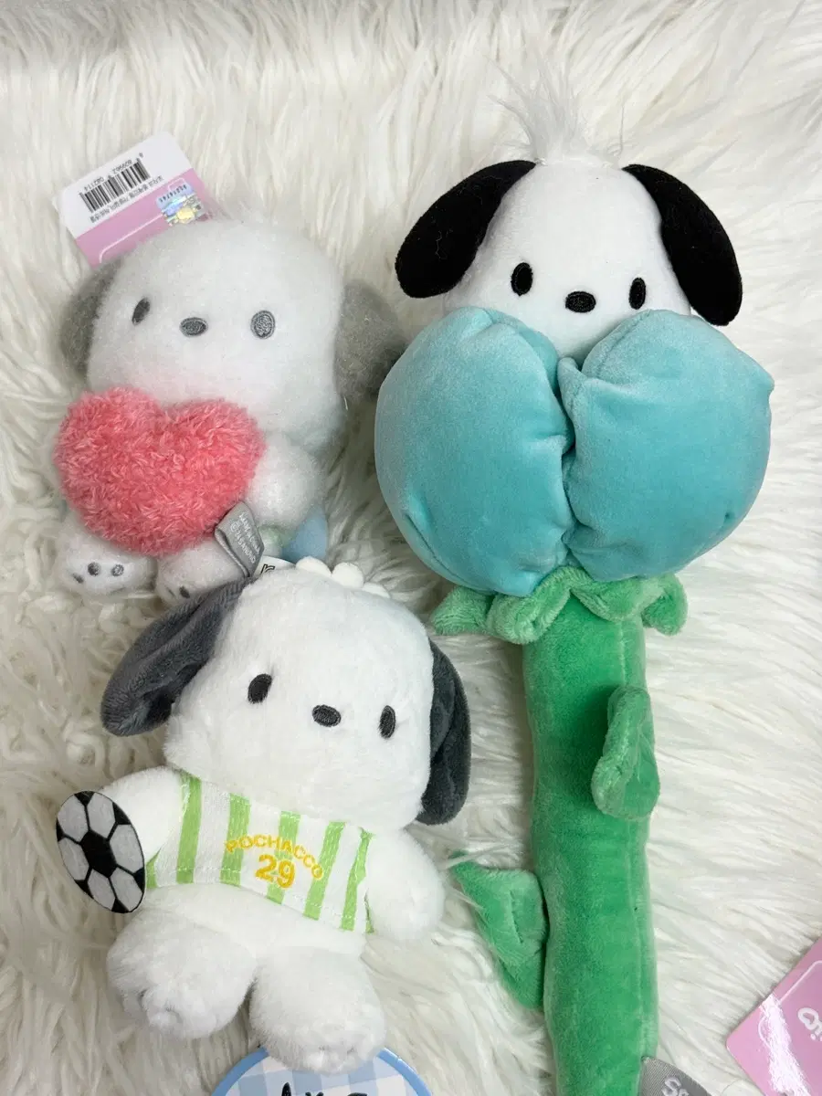 포차코 플라워 인형,키링세트