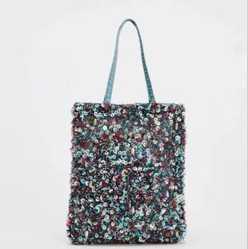 ZARA 스팽글 비즈 숄더백