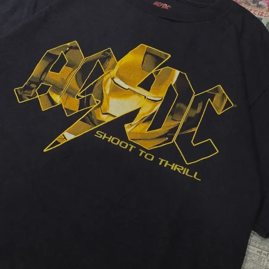 2010 IRON MAN 2 x ACDC 반팔 M