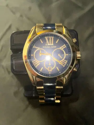 MICHAEL KORS Bradshaw 크로노그래프 손목시계 실 가동