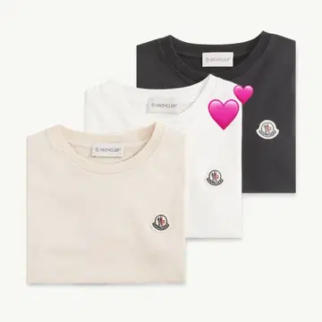 MONCLER 몽클레르 T셔츠 14A 화이트