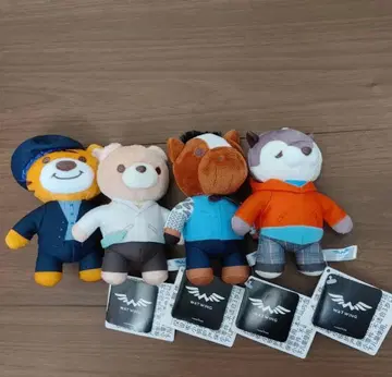 WATWING ANIMAL COORDY 마스코트 봉제 인형 4종