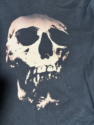HYSTERIC GLAMOUR 티셔츠 스컬베리 블랙 초기 택
