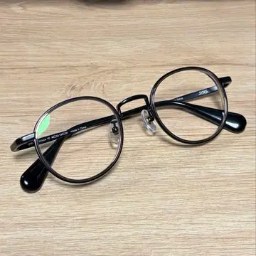 JINS 눈이 작아지지 않는 안경 매트 블랙