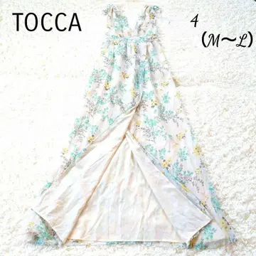 TOCCA 토카 쉬폰 롱 원피스 썸머 드레스 꽃무늬