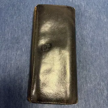 IL BISONTE 가죽 롱 지갑 장지갑 블랙