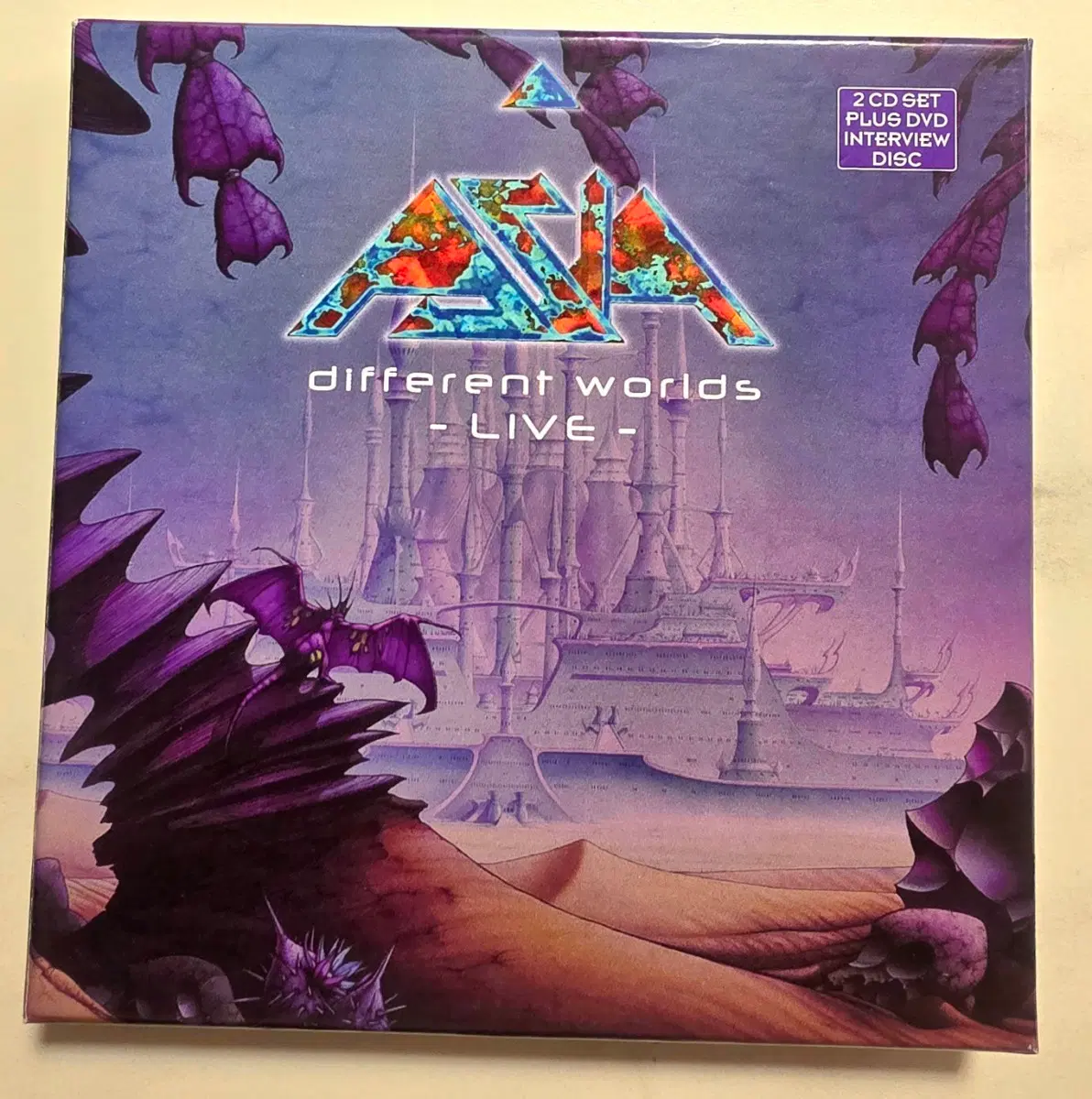 Asia 아시아 Live CD+DVD 박스 ASIA 라이브 락 Rock