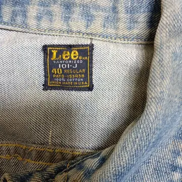 Lee 101-J 데님 자켓 40 REGULAR