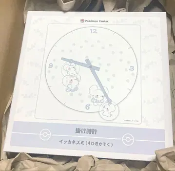 벽시계 이카네즈미 (4마리 가족) 시계 포켓몬 센터 포켓몬