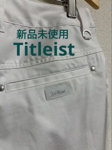 미사용 새상품 Titleist 골프 팬츠 화이트 LL