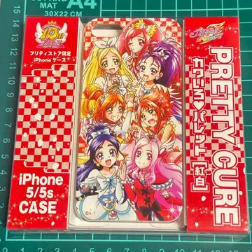 프리큐어 올스타즈 10주년 카와이로 팔레트 홍백 iPhone 케이스