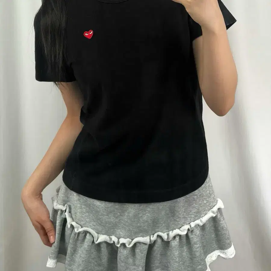 꼼데가르송 레드와펜 블랙 반팔