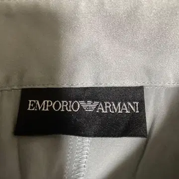 [ 빈티지 ] EMPORIO ARMANI 긴팔 블루 그레이 실크 셔츠