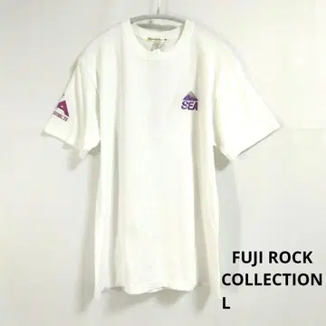 FUJI ROCK COLLECTION T셔츠 L 화이트 로고 프린트