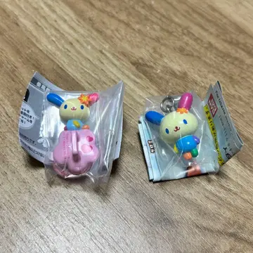 산리오 캐릭터즈 키링 행거 메지루시 액세서리 우사하나 2개
