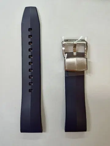 Grand Seiko 정품 고무 벨트 22mm 네이비