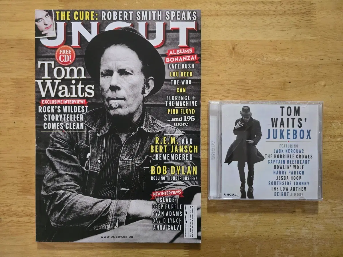 매거진 Tom Waits 톰 웨이츠 UNCUT PROMO CD