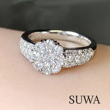 SUWA 스와 플라티나 다이아몬드 0.90ct 다이아몬드 반지