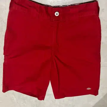 Dickies DKB004 레드 숏팬츠 사이즈 28
