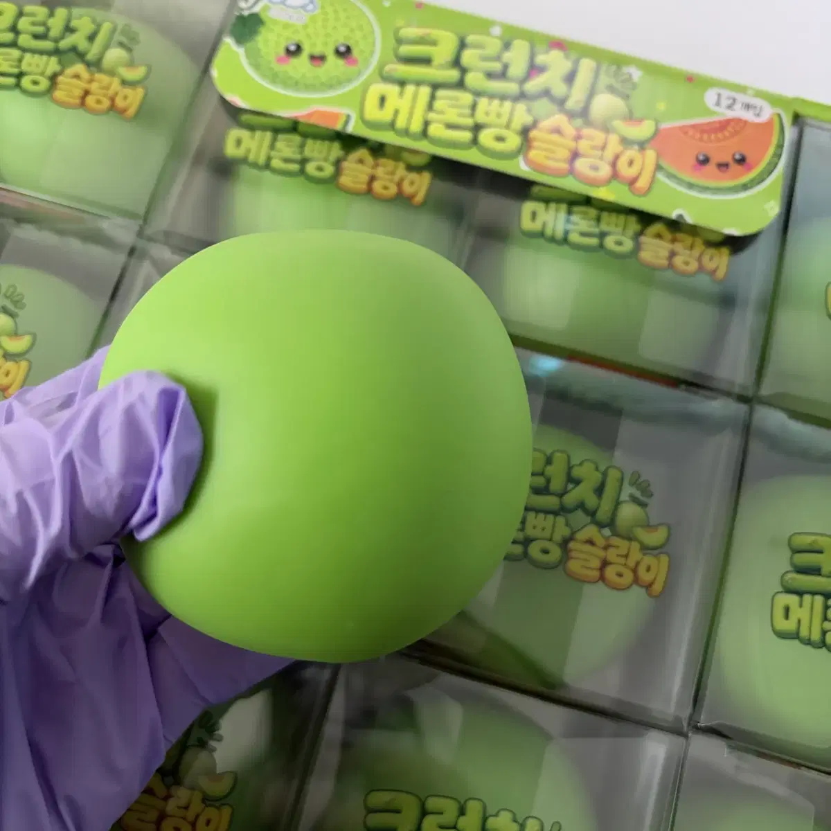 크런치 메론빵 슬랑이 말랑이(새상품)