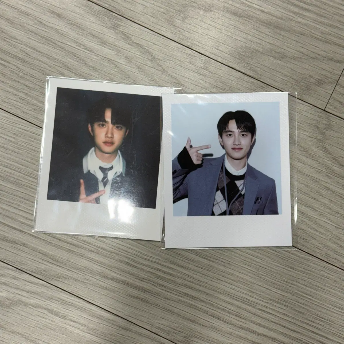 도경수 디오 시그 시즌그리팅 폴라로이드