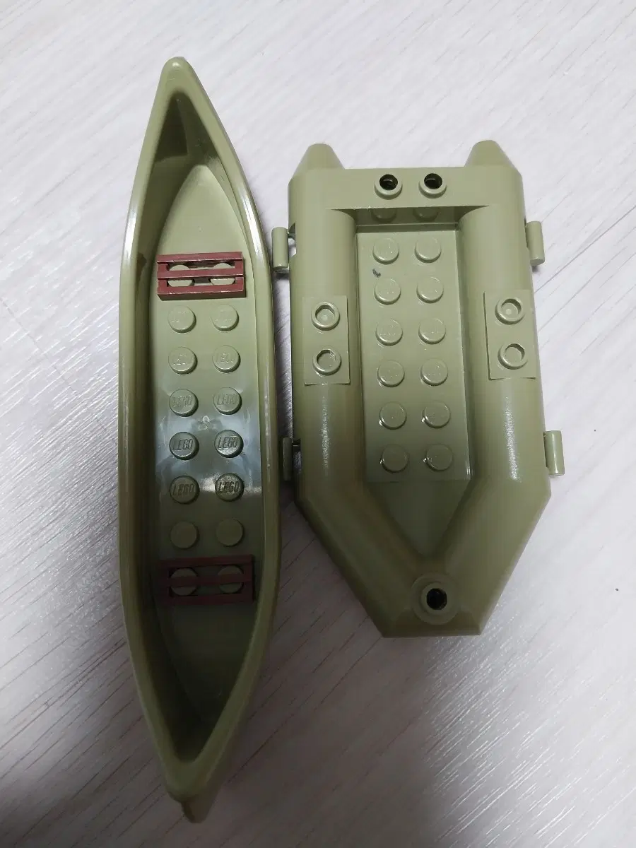 레고 보트와 카누 부품