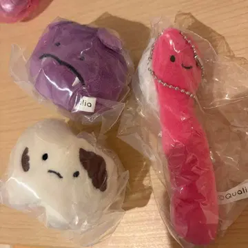 치아 봉제 인형 닛코리노 충치 치과 키링 양치질 칫솔