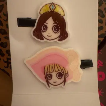 아유빵 앞머리 클립 2개 세트