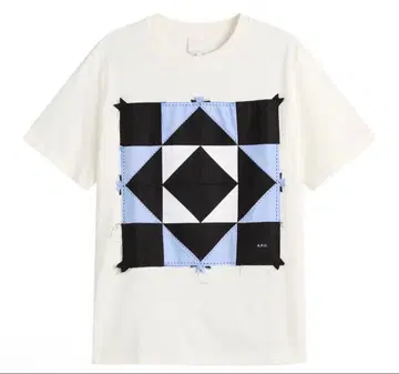 A.P.C. 패치워크 크루넥 티셔츠